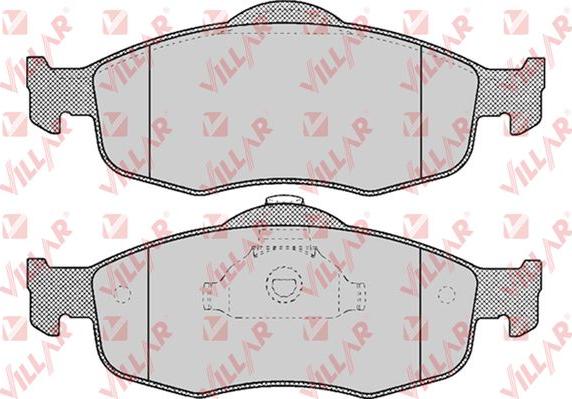 Villar 626.0471 - Kit de plaquettes de frein, frein à disque cwaw.fr