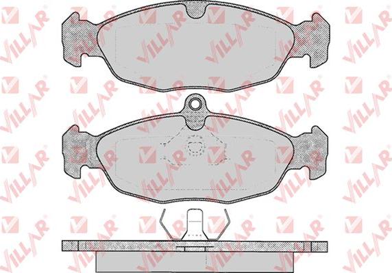 Villar 626.0599 - Kit de plaquettes de frein, frein à disque cwaw.fr