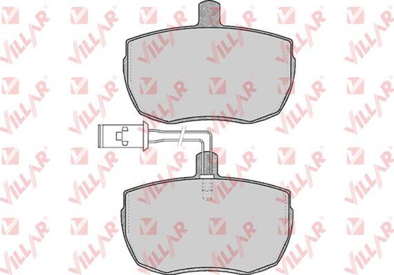 Villar 626.0590 - Kit de plaquettes de frein, frein à disque cwaw.fr