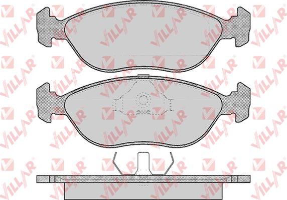 Villar 626.0592 - Kit de plaquettes de frein, frein à disque cwaw.fr