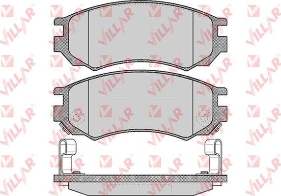 Villar 626.0548 - Kit de plaquettes de frein, frein à disque cwaw.fr