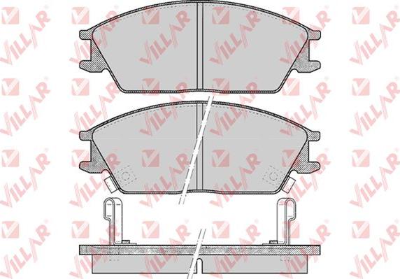 Villar 626.0542 - Kit de plaquettes de frein, frein à disque cwaw.fr