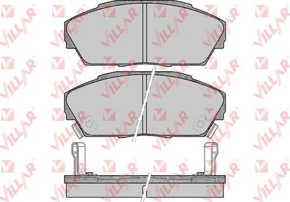 Villar 626.0555 - Kit de plaquettes de frein, frein à disque cwaw.fr