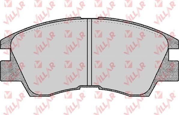 Villar 626.0550 - Kit de plaquettes de frein, frein à disque cwaw.fr