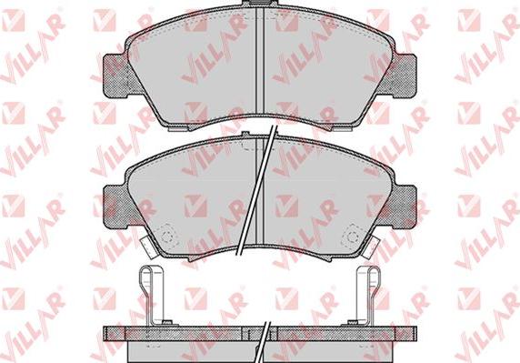 Villar 626.0558 - Kit de plaquettes de frein, frein à disque cwaw.fr