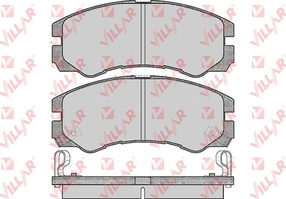 Villar 626.0565 - Kit de plaquettes de frein, frein à disque cwaw.fr