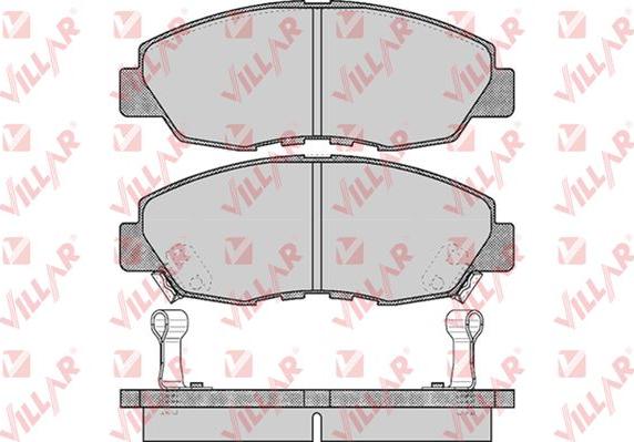 Villar 626.0566 - Kit de plaquettes de frein, frein à disque cwaw.fr