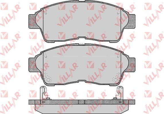 Villar 626.0561 - Kit de plaquettes de frein, frein à disque cwaw.fr