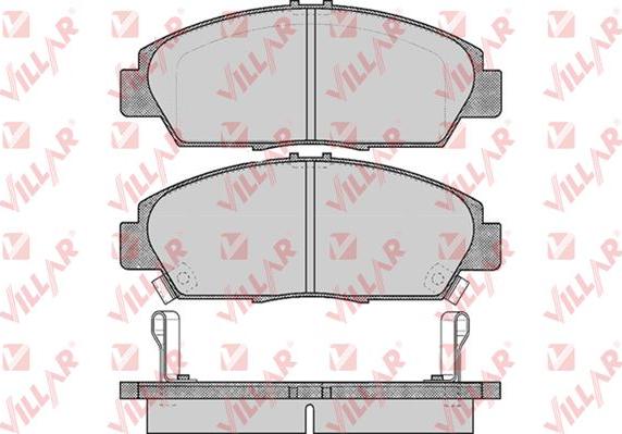 Villar 626.0567 - Kit de plaquettes de frein, frein à disque cwaw.fr