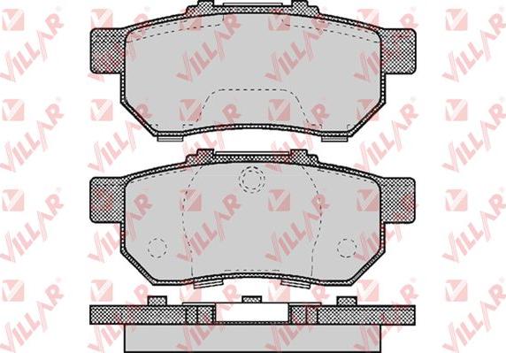 Villar 626.0505 - Kit de plaquettes de frein, frein à disque cwaw.fr