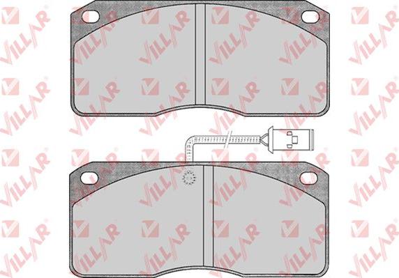 Villar 626.0500 - Kit de plaquettes de frein, frein à disque cwaw.fr