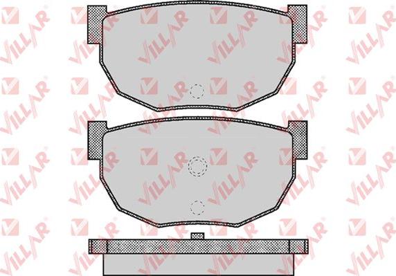 Villar 626.0503 - Kit de plaquettes de frein, frein à disque cwaw.fr