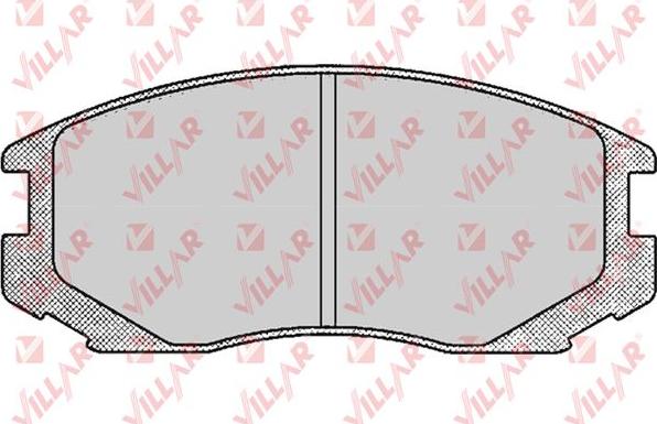 Villar 626.0502 - Kit de plaquettes de frein, frein à disque cwaw.fr