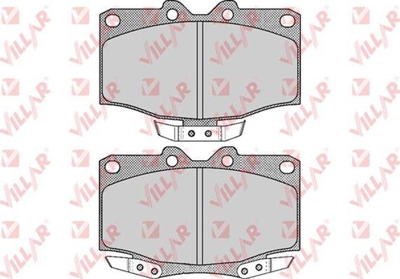 Villar 626.0515 - Kit de plaquettes de frein, frein à disque cwaw.fr