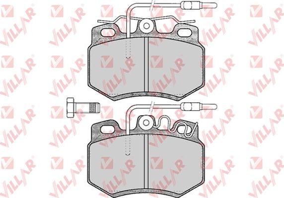 Villar 626.0585 - Kit de plaquettes de frein, frein à disque cwaw.fr