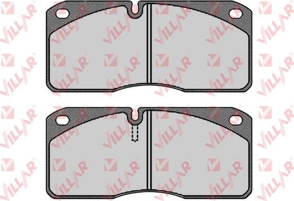 Villar 626.0586 - Kit de plaquettes de frein, frein à disque cwaw.fr