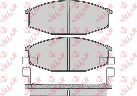 Villar 626.0581 - Kit de plaquettes de frein, frein à disque cwaw.fr