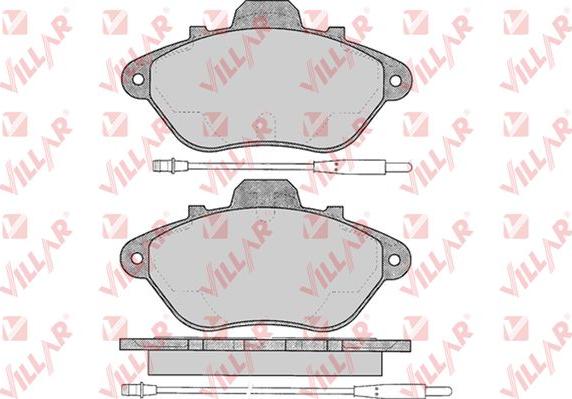 Villar 626.0583 - Kit de plaquettes de frein, frein à disque cwaw.fr