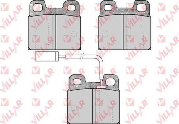 Villar 626.0531 - Kit de plaquettes de frein, frein à disque cwaw.fr