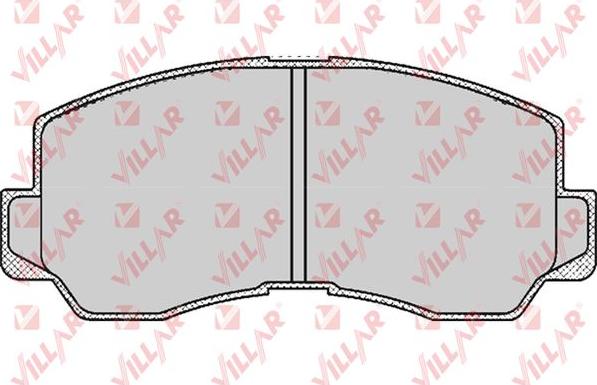 Villar 626.0532 - Kit de plaquettes de frein, frein à disque cwaw.fr