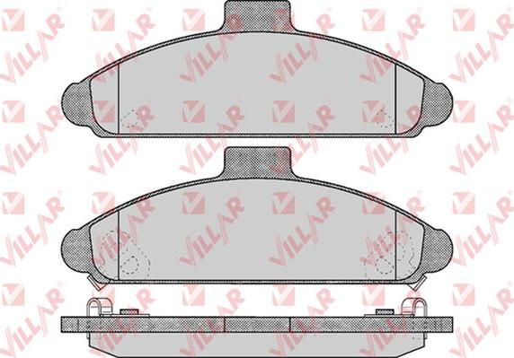 Villar 626.0579 - Kit de plaquettes de frein, frein à disque cwaw.fr