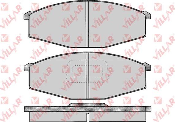 Villar 626.0575 - Kit de plaquettes de frein, frein à disque cwaw.fr