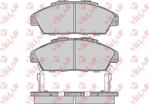 Villar 626.0571 - Kit de plaquettes de frein, frein à disque cwaw.fr