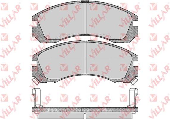 Villar 626.0578 - Kit de plaquettes de frein, frein à disque cwaw.fr