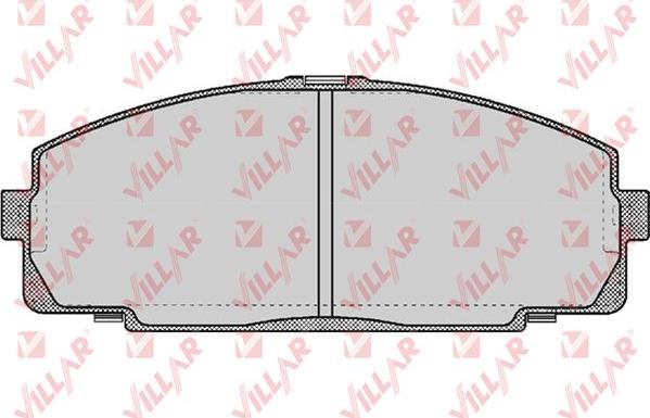 Villar 626.0577 - Kit de plaquettes de frein, frein à disque cwaw.fr