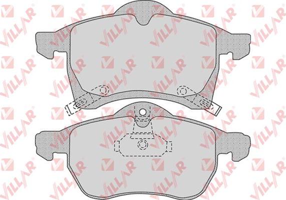 Villar 626.0690 - Kit de plaquettes de frein, frein à disque cwaw.fr