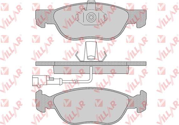 Villar 626.0646 - Kit de plaquettes de frein, frein à disque cwaw.fr