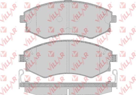 Villar 626.0640 - Kit de plaquettes de frein, frein à disque cwaw.fr