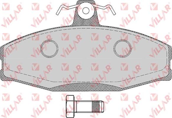 Villar 626.0651 - Kit de plaquettes de frein, frein à disque cwaw.fr