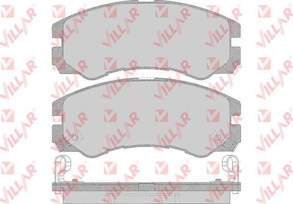 Villar 626.0658 - Kit de plaquettes de frein, frein à disque cwaw.fr