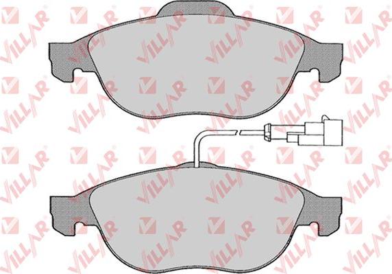 Villar 626.0664 - Kit de plaquettes de frein, frein à disque cwaw.fr