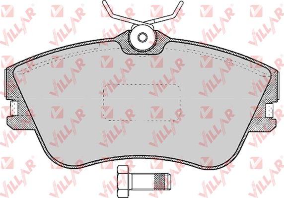 Villar 626.0605 - Kit de plaquettes de frein, frein à disque cwaw.fr