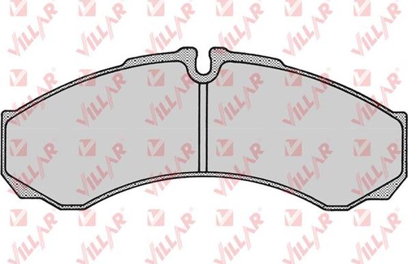 Villar 626.0684 - Kit de plaquettes de frein, frein à disque cwaw.fr