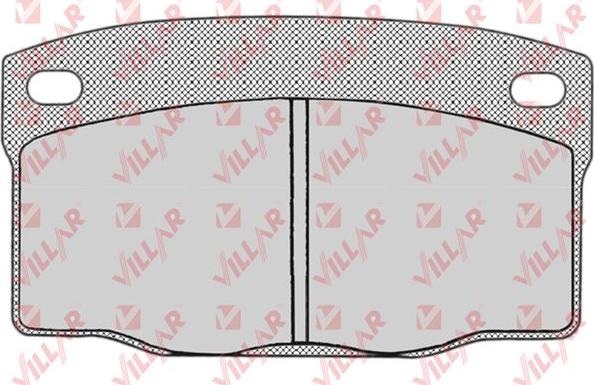 Villar 626.0681 - Kit de plaquettes de frein, frein à disque cwaw.fr