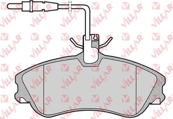 Villar 626.0683 - Kit de plaquettes de frein, frein à disque cwaw.fr