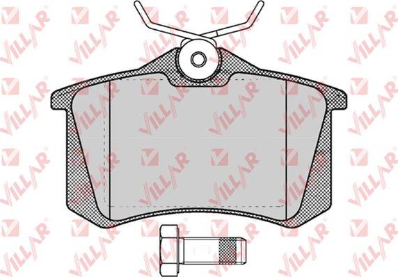 Villar 626.0634 - Kit de plaquettes de frein, frein à disque cwaw.fr