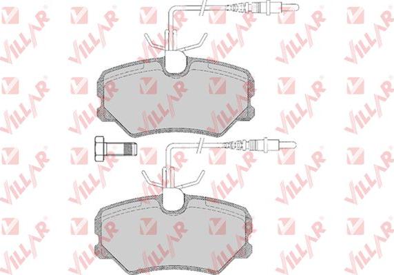 Villar 626.0636 - Kit de plaquettes de frein, frein à disque cwaw.fr