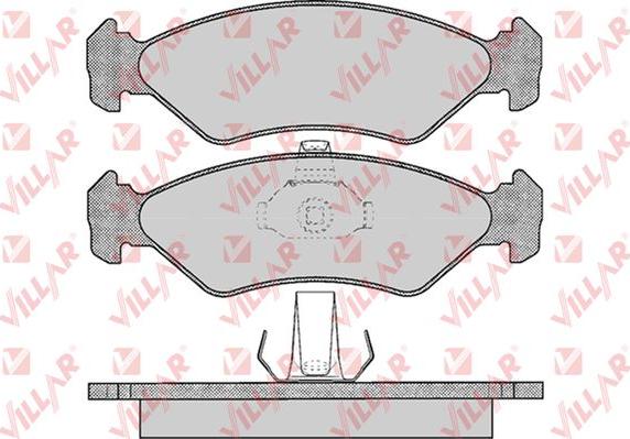 Villar 626.0625 - Kit de plaquettes de frein, frein à disque cwaw.fr