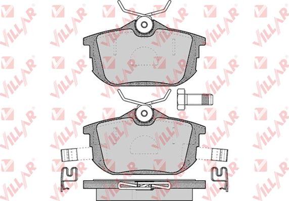 Villar 626.0621 - Kit de plaquettes de frein, frein à disque cwaw.fr