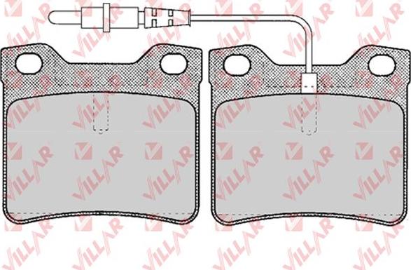 Villar 626.0623 - Kit de plaquettes de frein, frein à disque cwaw.fr