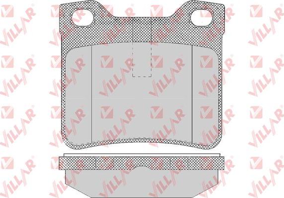 Villar 626.0622 - Kit de plaquettes de frein, frein à disque cwaw.fr