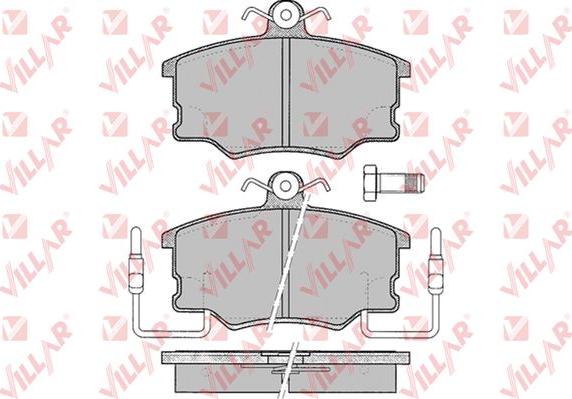 Villar 626.0098 - Kit de plaquettes de frein, frein à disque cwaw.fr