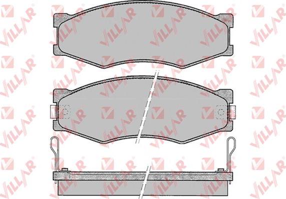 Villar 626.0092 - Kit de plaquettes de frein, frein à disque cwaw.fr