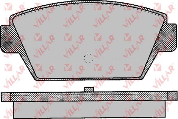 Villar 626.0044 - Kit de plaquettes de frein, frein à disque cwaw.fr