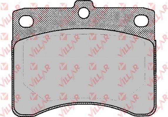 Villar 626.0056 - Kit de plaquettes de frein, frein à disque cwaw.fr