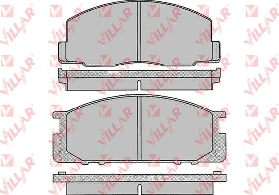 Villar 626.0063 - Kit de plaquettes de frein, frein à disque cwaw.fr